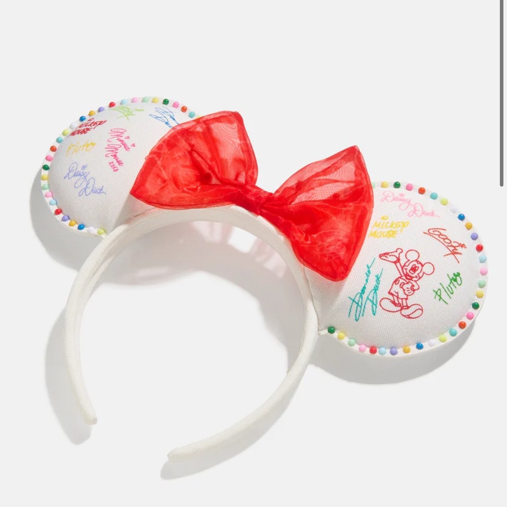 Disney Mickey Mouse Ears with Red Bow